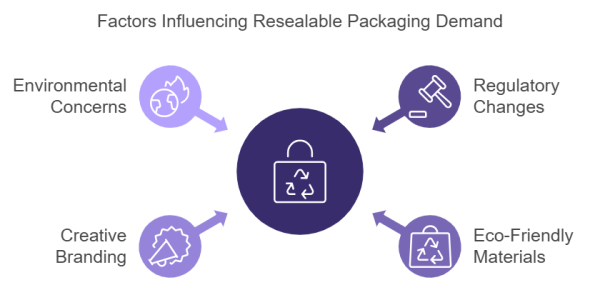 factors influencing resealable packaging demand