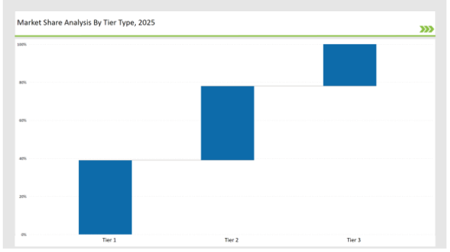 Flatback Tape Market Share Analysis By Tier Type 2025