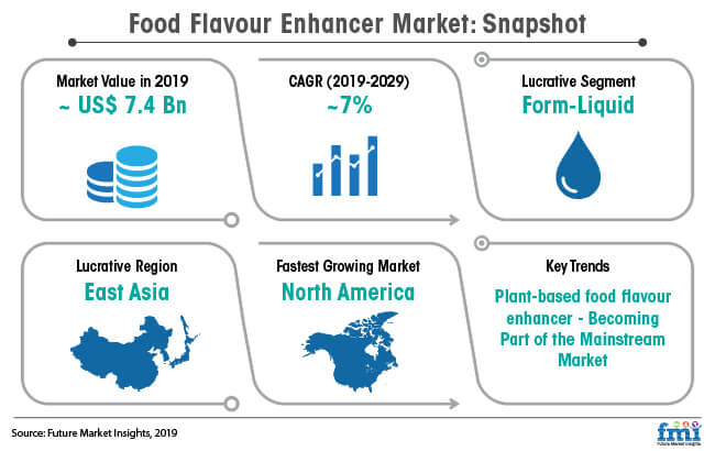 food flavour enhancer market snapshot