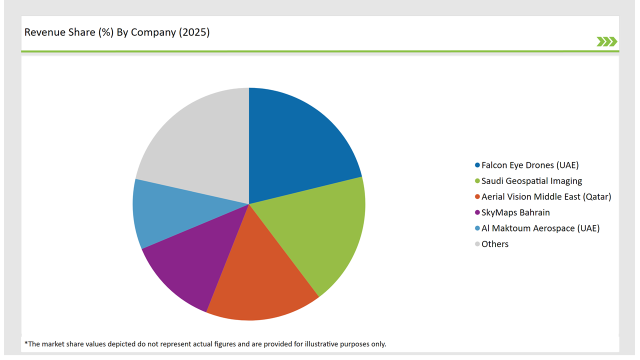 Gcc Countries Aerial Imaging Market Revenue Share By Company 2025