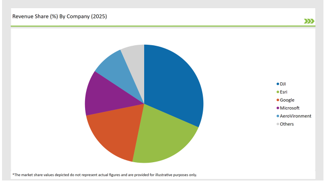 Uk Aerial Imaging Market Revenue Share By Company 2025