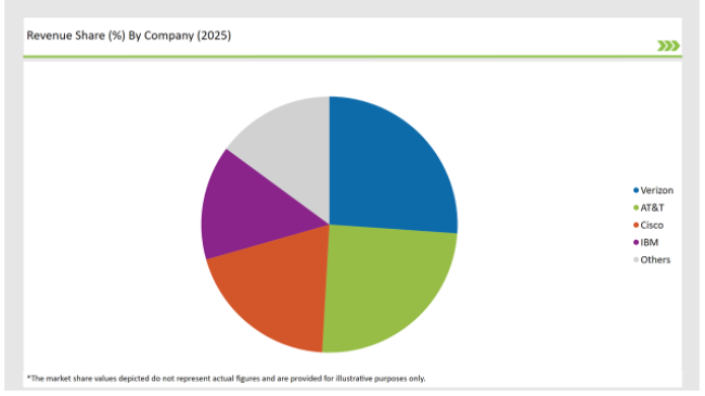 Usa Network Function Virtualization Market Revanue Share By Company 2025