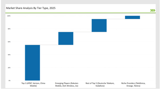 Wireless Telecommunication Services Market Share Analysis By Tier Type 2025